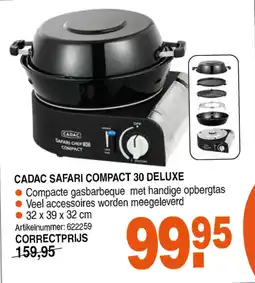 Correct CADAC SAFARI COMPACT 30 DELUXE aanbieding