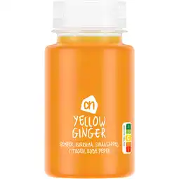 Albert Heijn AH Yellow ginger gember kurkuma sinaasappel aanbieding