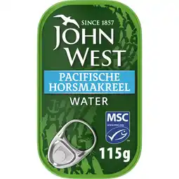 Albert Heijn John West Horsmakreel water aanbieding