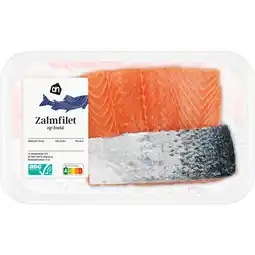Albert Heijn AH Zalmfilet op huid aanbieding
