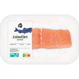 Albert Heijn AH Zalmfilet op huid aanbieding