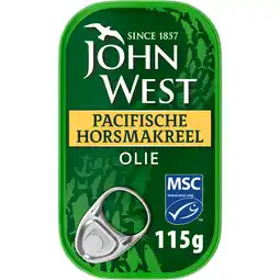 Albert Heijn John West Horsmakreel olie aanbieding