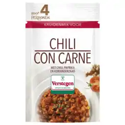 Albert Heijn Verstegen Kruidenmix voor chili con carne aanbieding