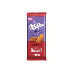 Albert Heijn Milka Chocoladereep extra lotus biscoff aanbieding