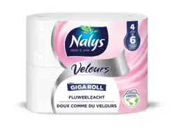 Albert Heijn Nalys Velours giga roll toiletpapier aanbieding