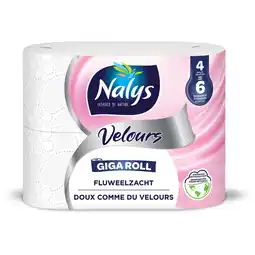 Albert Heijn Nalys Velours giga roll toiletpapier aanbieding
