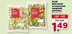 PLUS Plus nasi bami en macaroni spaghetti aanbieding