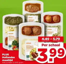 PLUS Plus hollandse maaltijd aanbieding