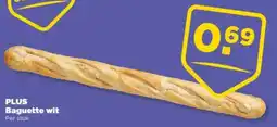 PLUS Plus baguette wit aanbieding