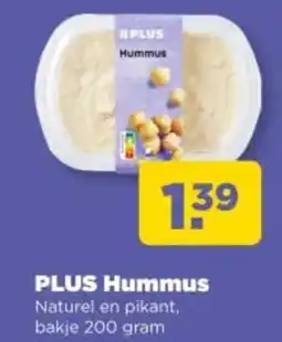 PLUS PLUS Hummus aanbieding