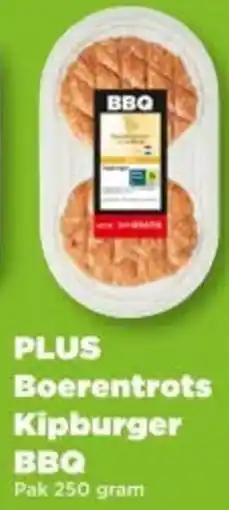 PLUS Plus boerentrots kipburger aanbieding