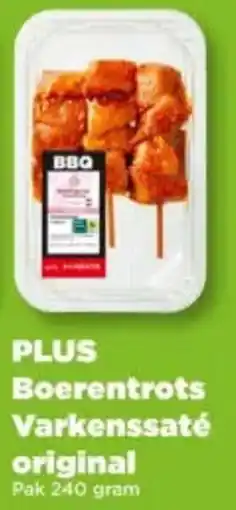 PLUS Plus boerentrots varkenssaté original aanbieding