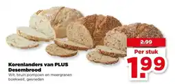 PLUS Korenlanders van plus desembrood aanbieding