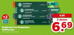 PLUS Starbucks by nespresso koffiecups aanbieding
