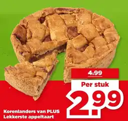 PLUS Korenlanders van plus lekkerste appeltaart aanbieding