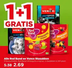 PLUS Alle red band en venco stazakken aanbieding