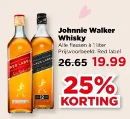PLUS Johnnie walker whisky aanbieding