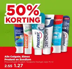 PLUS Alle colgate, elmex prodent en zendium aanbieding