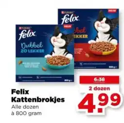 PLUS Felix kattenbrokjes aanbieding