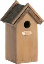 Bol.com Esschert Design Houten Vogelhuisje - Bitumen Dakje - 16 x 11 x 22 cm aanbieding