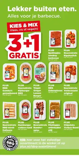 PLUS Lekker buiten eten. aanbieding