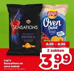 PLUS Lay's Sensations en oven baked aanbieding