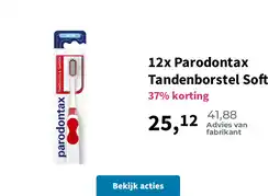 Plein.nl 12x Parodontax Tandenborstel Soft aanbieding