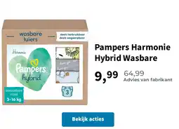 Plein.nl Pampers Harmonie Hybrid Wasbare aanbieding