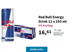 Plein.nl Red Bull Energy Drink 12 x 250 ml aanbieding