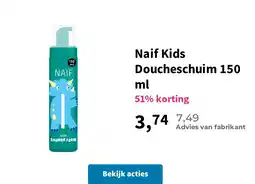 Plein.nl Naif Kids Doucheschuim 150 ml aanbieding