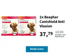 Plein.nl 2x Beaphar Canishield Anti Vlooien aanbieding