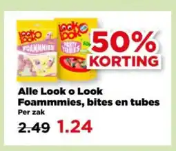 PLUS Alle look o look foammmies, bites en tubes aanbieding