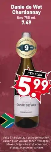 Coop Danie de Wet Chardonnay aanbieding