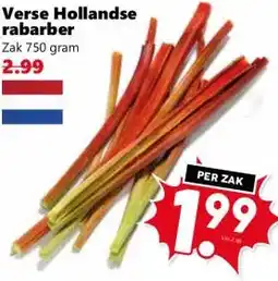 Coop Verse Hollandse rabarber aanbieding