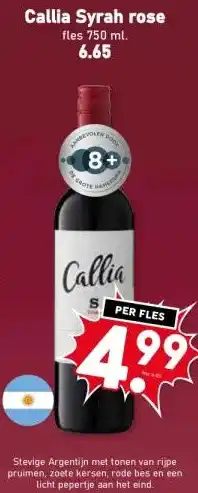 Coop Callia Syrah rose aanbieding