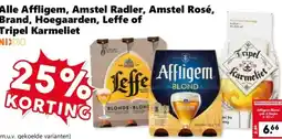 Coop Alle Affligem, Amstel Radler, Amstel Rosé, Brand, Hoegaarden, Leffe of Tripel Karmeliet aanbieding