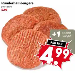 Coop Runderhamburgers aanbieding