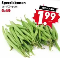 Coop Sperziebonen aanbieding