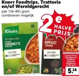 Coop Knorr Foodtrips, Trattoria en/of Wereldgerecht aanbieding