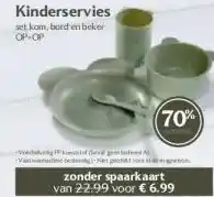 Coop Kinderservies aanbieding