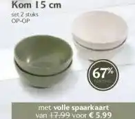Coop Kom 15 cm aanbieding