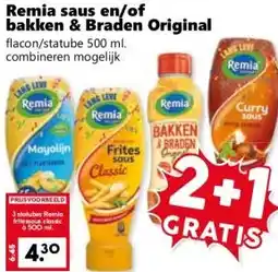 Coop Remia saus en/of bakken & Braden Original aanbieding