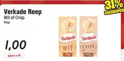 Budget Food Verkade Reep Wit of Crisp aanbieding