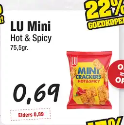 Budget Food LU Mini Hot & Spicy aanbieding