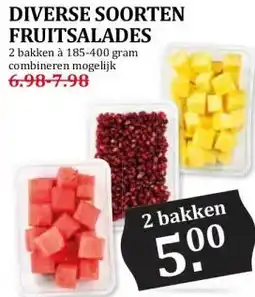Coop DIVERSE SOORTEN FRUITSALADES aanbieding
