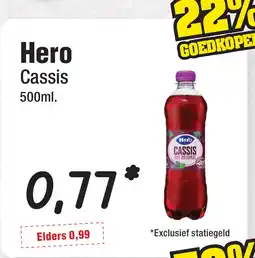 Budget Food Hero Cassis aanbieding