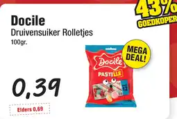 Budget Food Docile Druivensuiker Rolletjes aanbieding