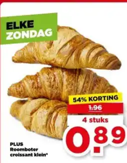 PLUS PLUS Roomboter croissant klein aanbieding
