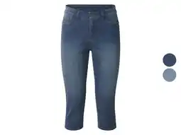 Lidl esmara Dames capri jeans - Slim fit aanbieding