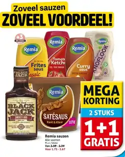 Hoogvliet Remia sauzen aanbieding